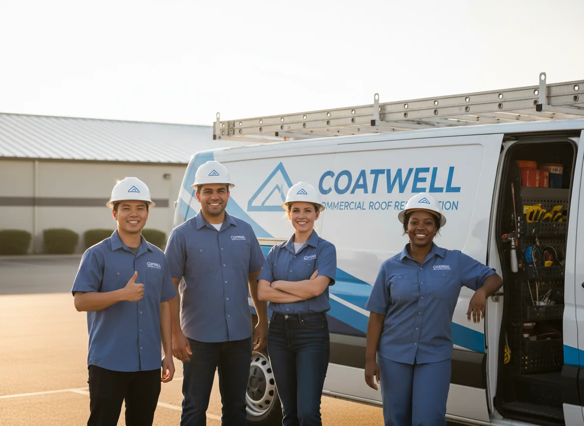Commercial roof coating company in Cedarville, IL